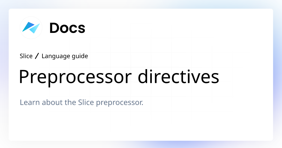 Preprocessor Directives Icerpc Docs